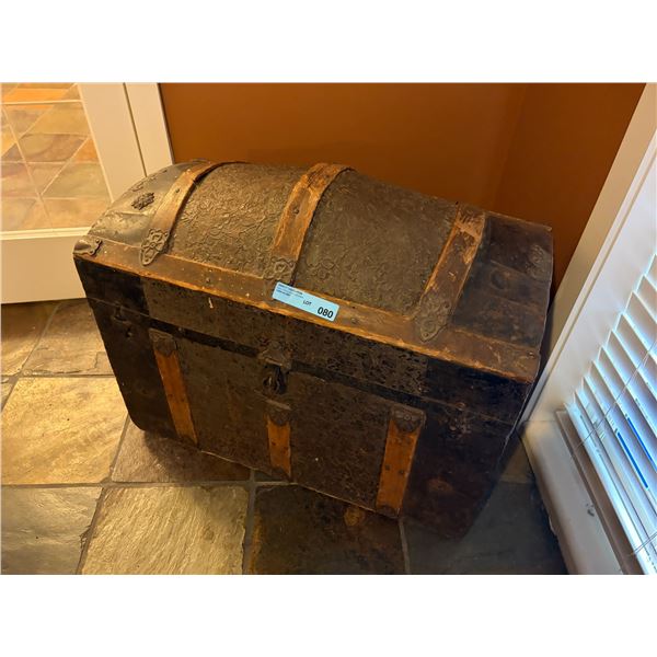 Wooden Chest w/CD's