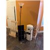Image 1 : Group of Misc - Lamps, Water Dispenser, Fish Tanks, Etc.