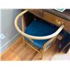Image 3 : Wooden roll-top desk with a tambour front