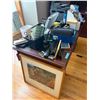 Image 1 : Large Group of Assorted stationery Items and Wooden Study Table