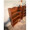 Image 2 : Group of Assorted Furniture Items - Includes Wooden Bed, Mattress, wooden bookcase and more
