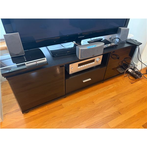 Black Media Unit with Audio/Video Speakers and more