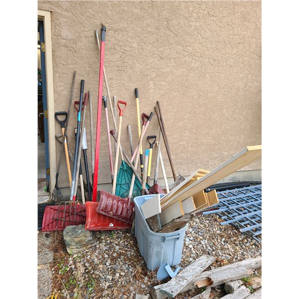 Large Group of Gardening Tools