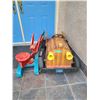 Image 2 : Wooden push or pull-along toy vehicle and Wagon Attachment