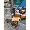 Image 4 : Group of Assorted items - Includes Gardening Tools and Home Decor
