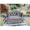 Image 1 : Wooden Bench with metal Frame