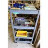 Image 2 : Metal Cart with Tools and Hardware