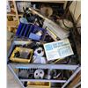 Image 3 : Metal Cart with Tools and Hardware