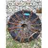 Image 2 : Group of 4 Chained Tires