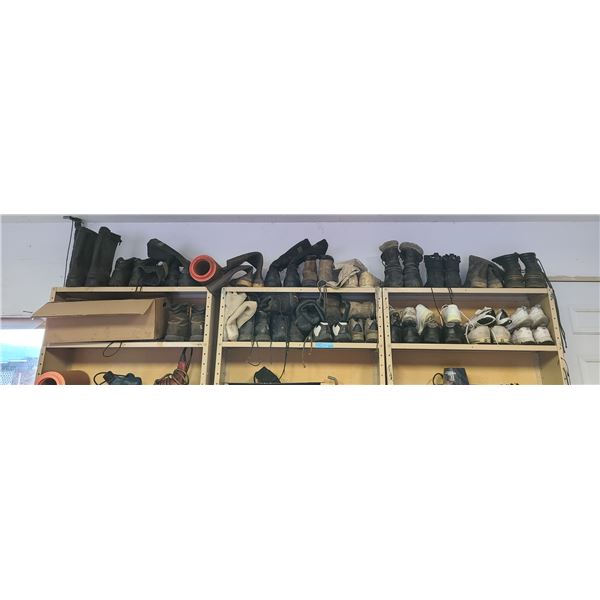 Group of used Shoes and Boots