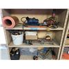 Image 3 : Shelf Lot - include Power Tools, Hardware, wires and more