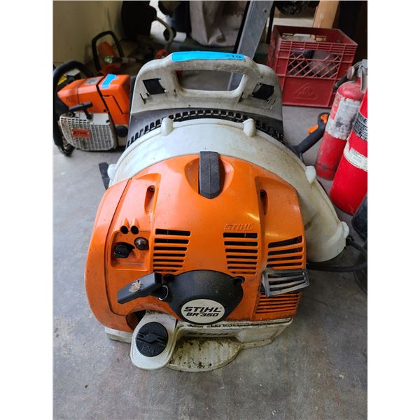 Stihl BR 350 gas-powered backpack leaf blower