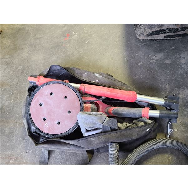 Foldable electric drywall sander