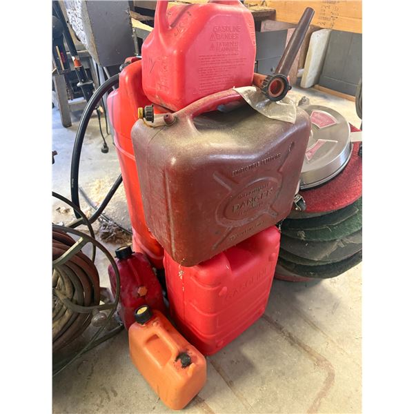 Group of Different Sizes of Gas containers