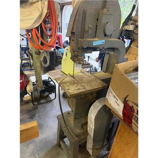 Vintage cast-iron 14-inch vertical bandsaw