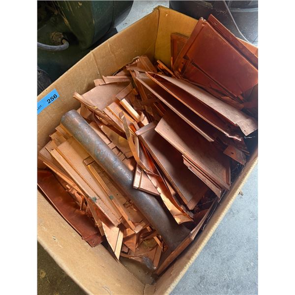 Group of Copper sheets and Metal Pipes