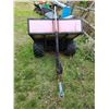 Image 2 : Pink tow-behind garden dump trailer