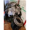 Image 2 : Group of DEVILBISS Compressed Air Dryer, Wires and a Wooden Book shelf