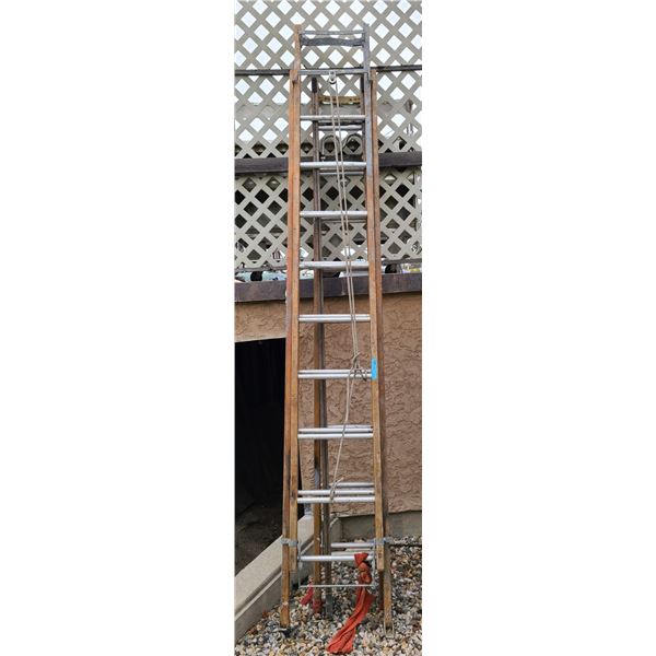 Group of 2 Ladders - 11 Step ladder and 9 Step Ladder