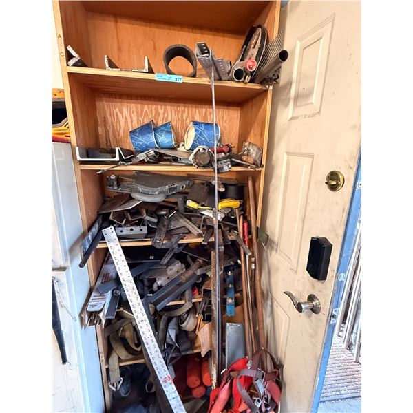 Shelf Full of Hardware and Tools