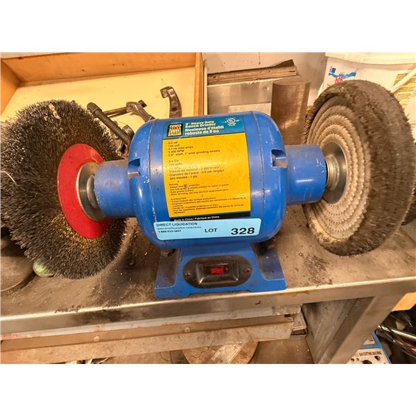 Power Fist 8" Heavy-duty Bench Grinder