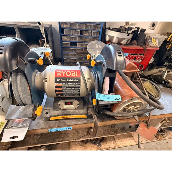 RYOBI 8" Bench Grinder
