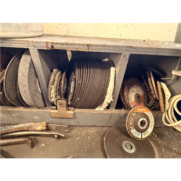 Large Group of Grinding Wheels