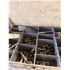 Image 2 : Metal Tools and Fasteners Storage boxes with Content