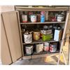 Image 2 : Metal Storage Cabinet with Content - Includes Paints, Fillers etc