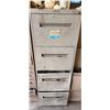 Image 1 : Metal Filing Cabinet with Content