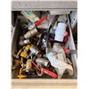 Image 3 : Metal Filing Cabinet with Content