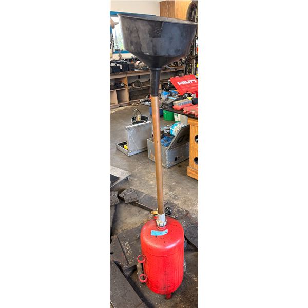 Portable oil lift drain