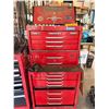 Image 1 : Group of 2 mechanics tool chest and tool Cart