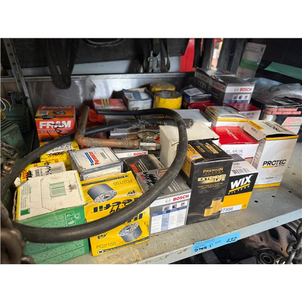Large group of Assorted Car Oil Filters