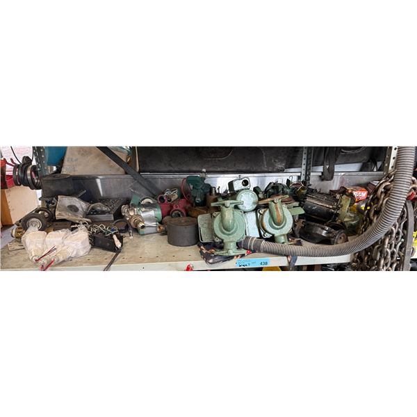 Large group of Assorted tools and car parts
