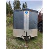 Image 3 : Dark Gray Dual-axle Enclosed Cargo Trailer with a Side Access Door
