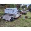 Image 2 : Single-axle Utility or Cargo Trailer with a Wooden side Panel