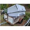 Image 3 : Single-axle Utility or Cargo Trailer with a Wooden side Panel