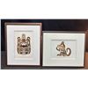 Image 1 : 2 Bill Reid Haida Prints: “Ttsaang” (Beaver) and “Ghuts” (Wolf)