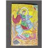 Image 1 : Hand-Painted Icon Depicting St. George Slaying the Dragon