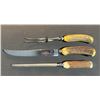 Image 4 : Sheffield England Stag Handle Carving Set with Case