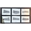 Image 1 : 10 Framed Canadian National Locomotive Prints by Roger Smith