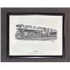 Image 4 : 10 Framed Canadian National Locomotive Prints by Roger Smith