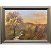 Image 7 : Framed Landscape Oil Paintings with Autumn and Lake Scenes