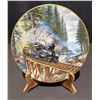 Image 12 : Christian Bell Porcelain 'The Age of Steam' Railway Plate Set 
