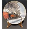 Image 5 : Christian Bell Porcelain 'The Age of Steam' Railway Plate Set 