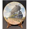 Image 9 : Christian Bell Porcelain 'The Age of Steam' Railway Plate Set 