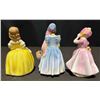 Image 6 : 9 Royal Doulton Hand-Painted Porcelain Lady Figurines