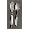 Image 14 : Pacific Silver Cloth Chest With Assorted Silver and Mother of Pearl Flatware
