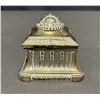Image 7 : Brass and Metal Desk Accessories Including Inkwell, Paperweight